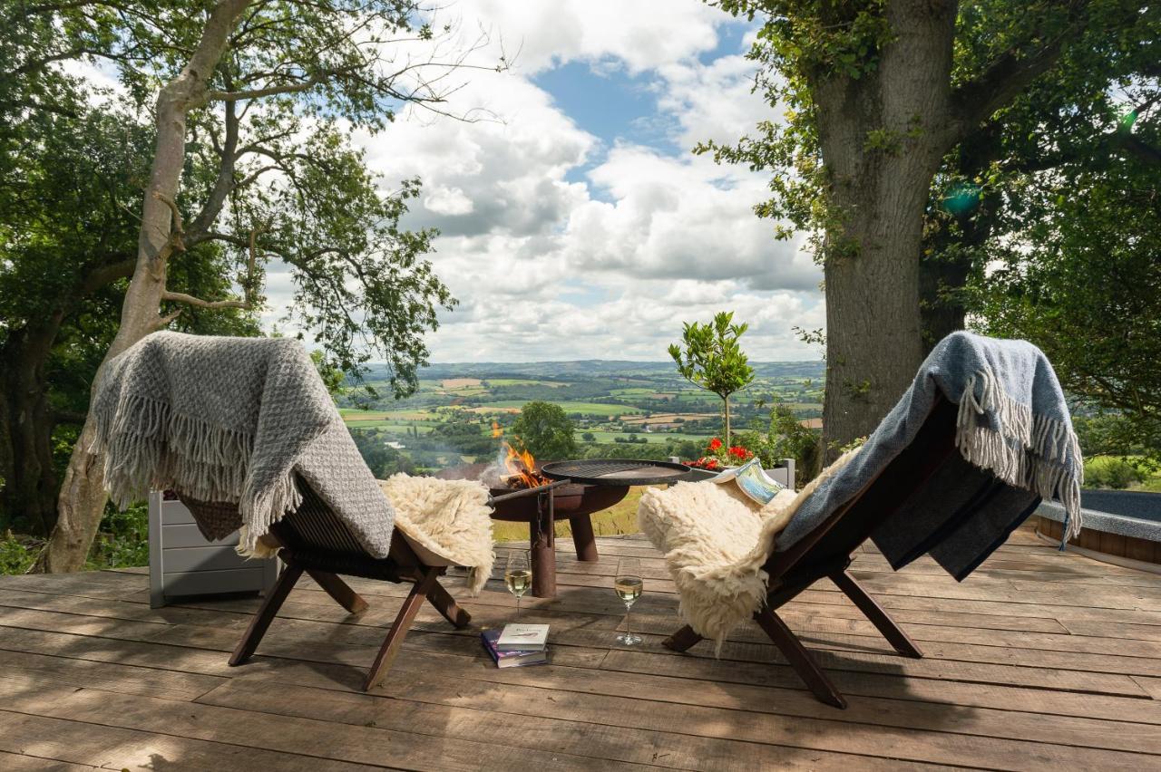 Tilbury Shepherd Huts With Hot Tubs Plus Holiday Cottages West Bagborough Εξωτερικό φωτογραφία